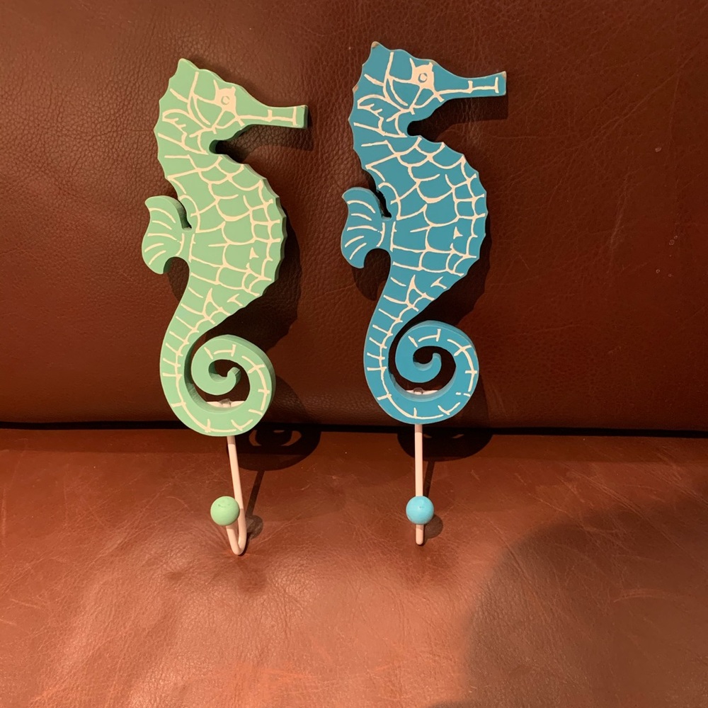 Oversized Seahorse Hooks